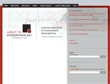 Tablet Screenshot of aklandlaw.com